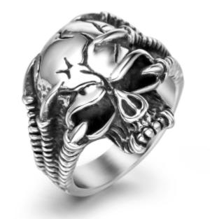 S.steel skull ring
