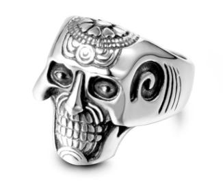 S.steel skull ring