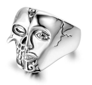 S.steel skull ring
