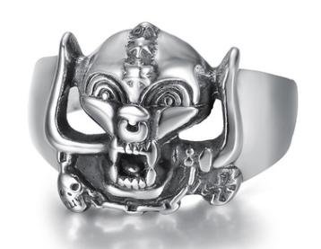 S.steel skull ring