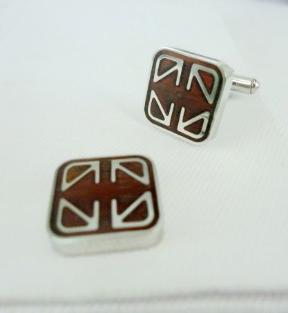 S.steel cufflink