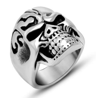 S.steel skull ring